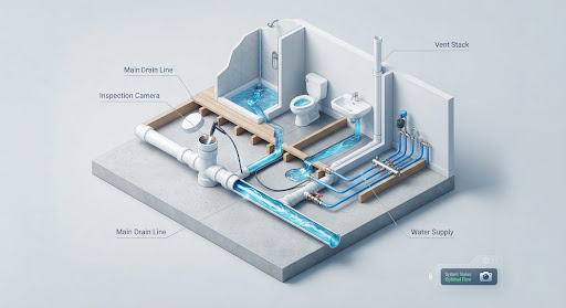 Modern residential piping system